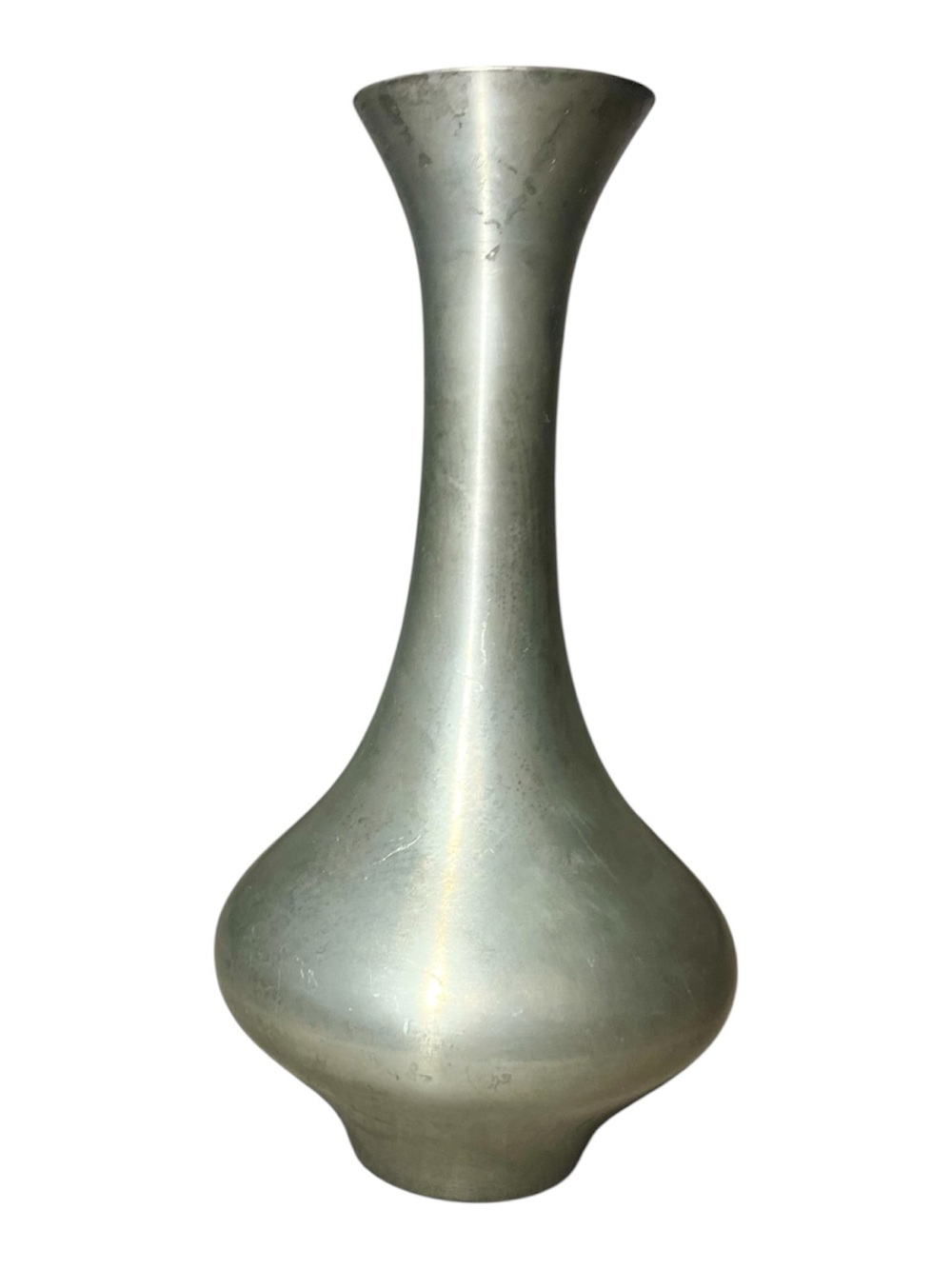 Vintage Selangor Pewter Bud Vase – (MCM) Sculptural Design - 97% Pewter